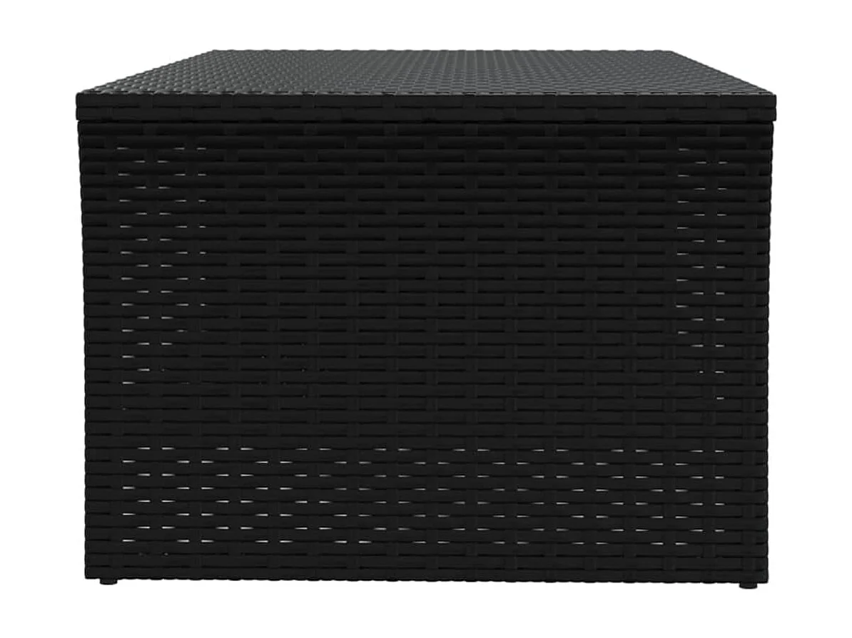 Couchtisch Schwarz 100x50x40 cm Poly Rattan