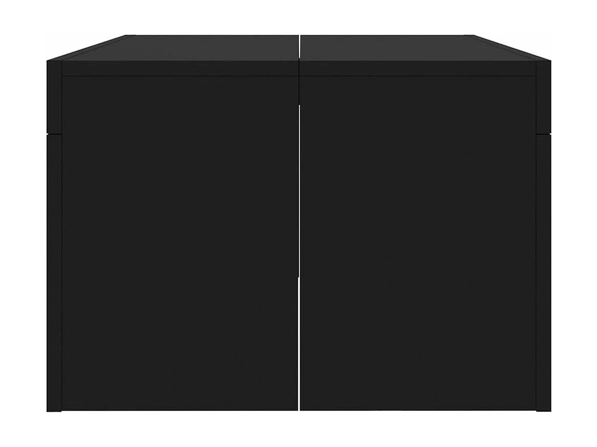 Salontafel 102x50x36 cm bewerkt hout zwart