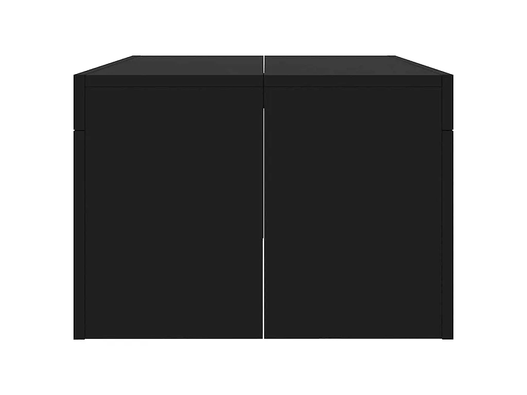 Table basse noir 102x50x36 cm bois d'ingénierie