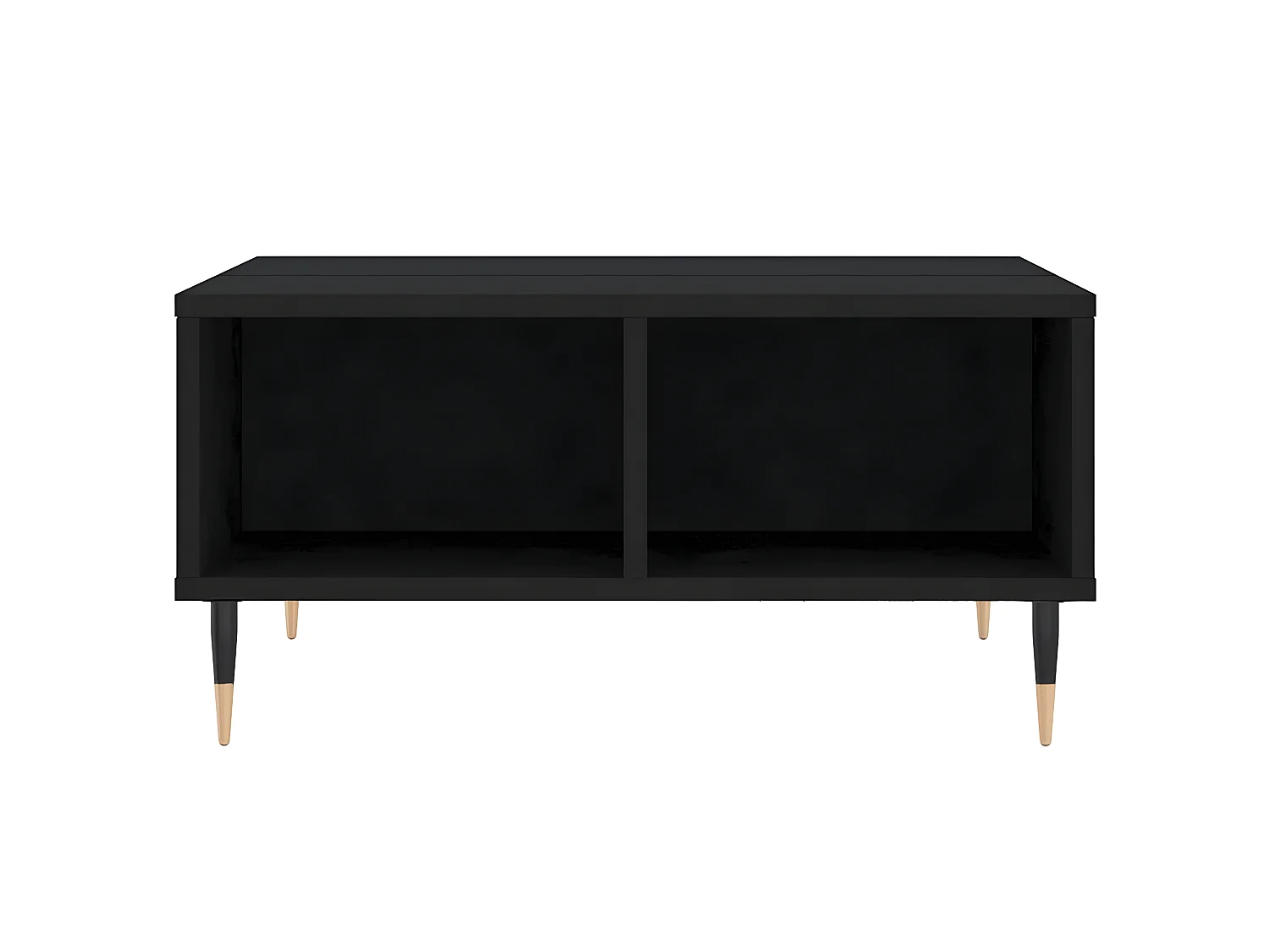 Couchtisch Schwarz 60x60x30 cm Holzwerkstoff