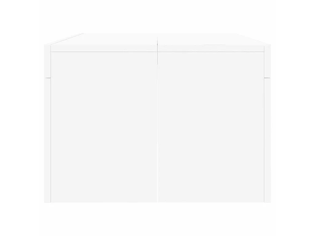 Salontafel 102x50x36 cm bewerkt hout wit