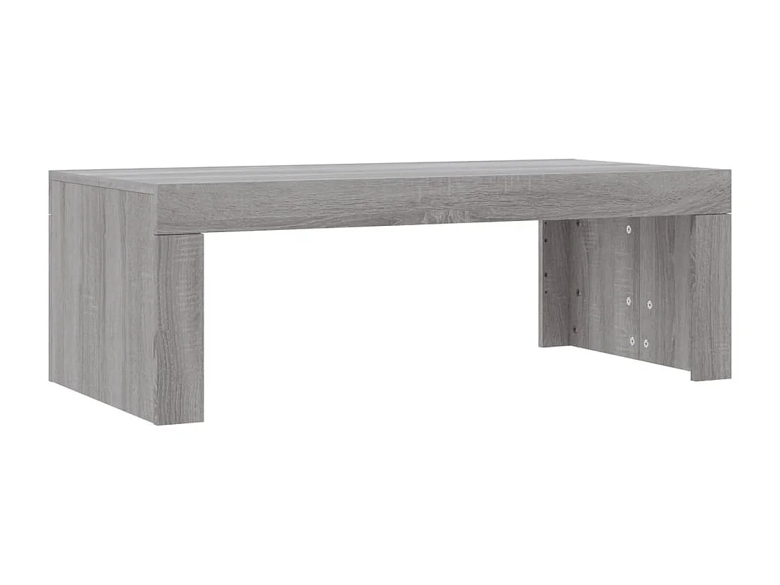 Salontafel 102x50x36 cm bewerkt hout grijs sonoma eikenkleurig