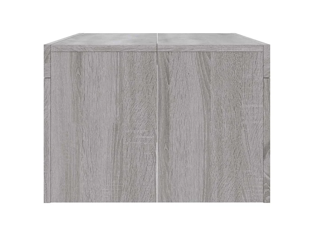 Table basse sonoma gris 102x50x36 cm bois d'ingénierie