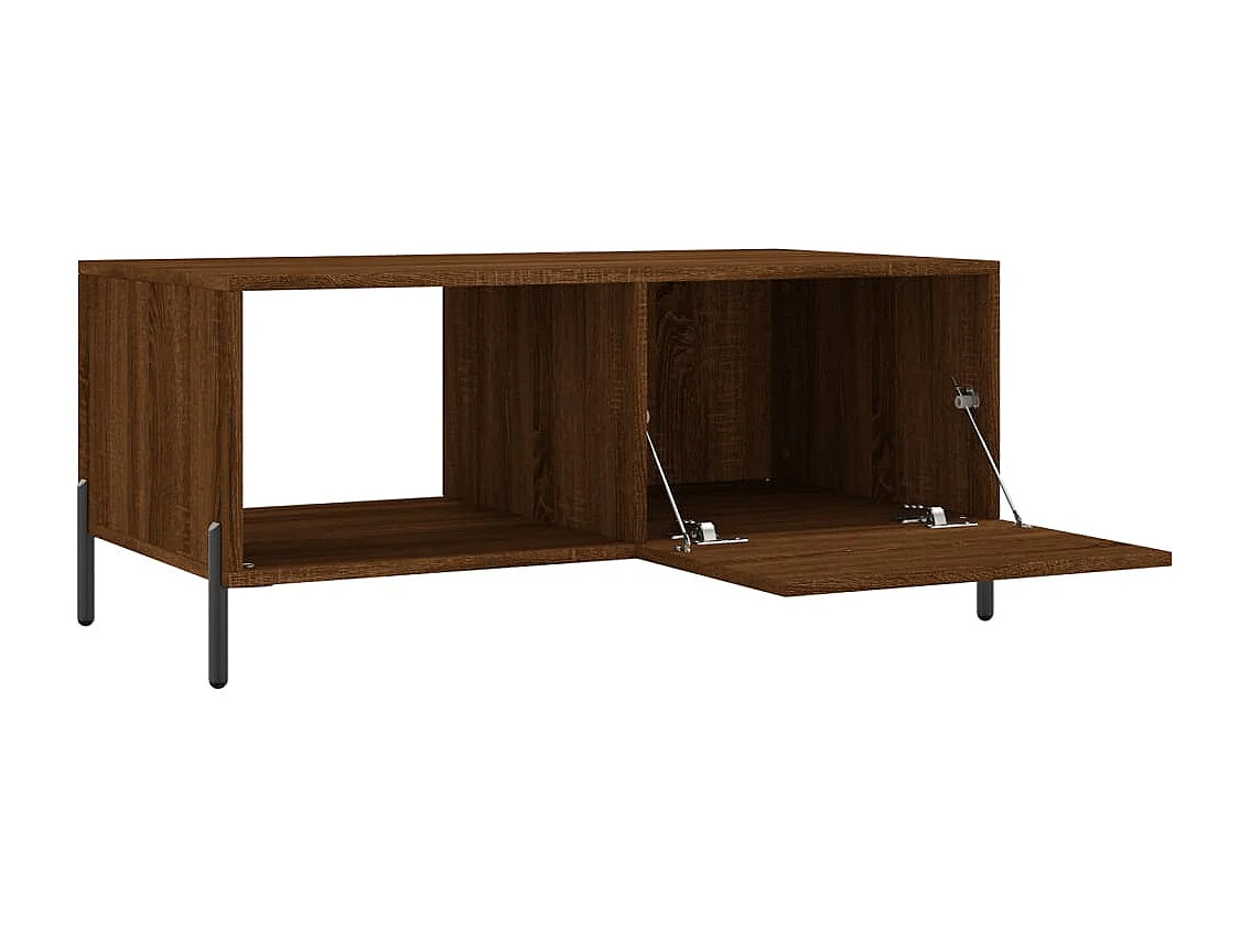 Couchtisch Braun Eichen-Optik 90x50x40 cm Holzwerkstoff