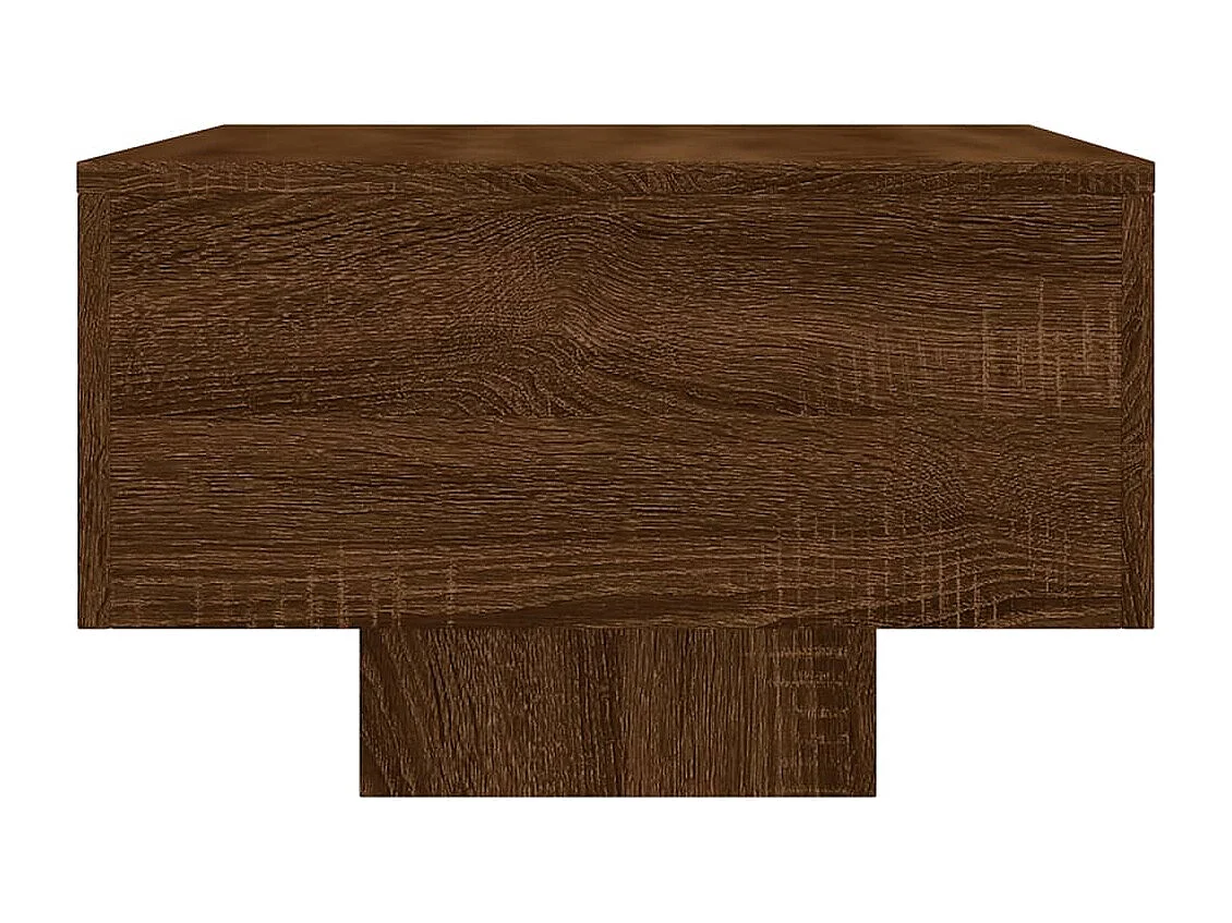 Table basse chêne marron 100x49,5x31 cm bois d'ingénierie