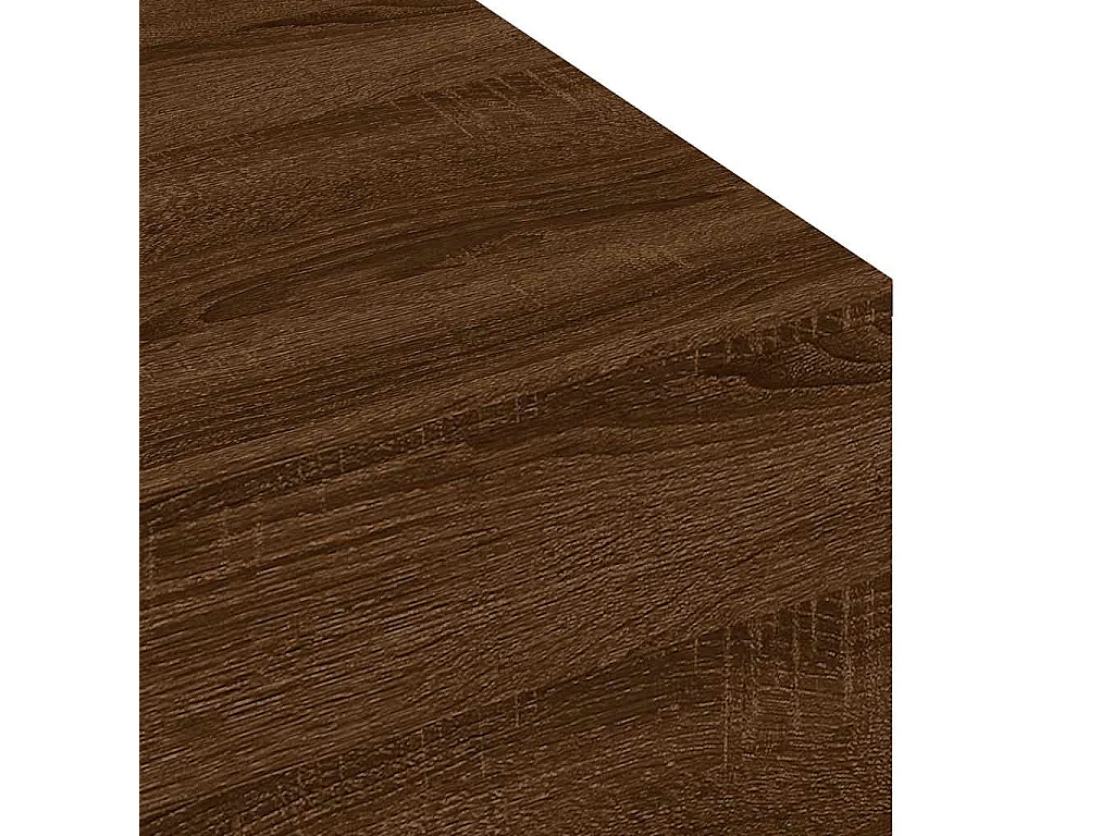 Table basse chêne marron 100x49,5x31 cm bois d'ingénierie