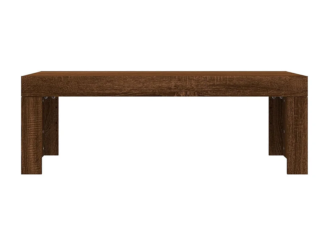 Couchtisch Braun Eichen-Optik 102x50x36 cm Holzwerkstoff