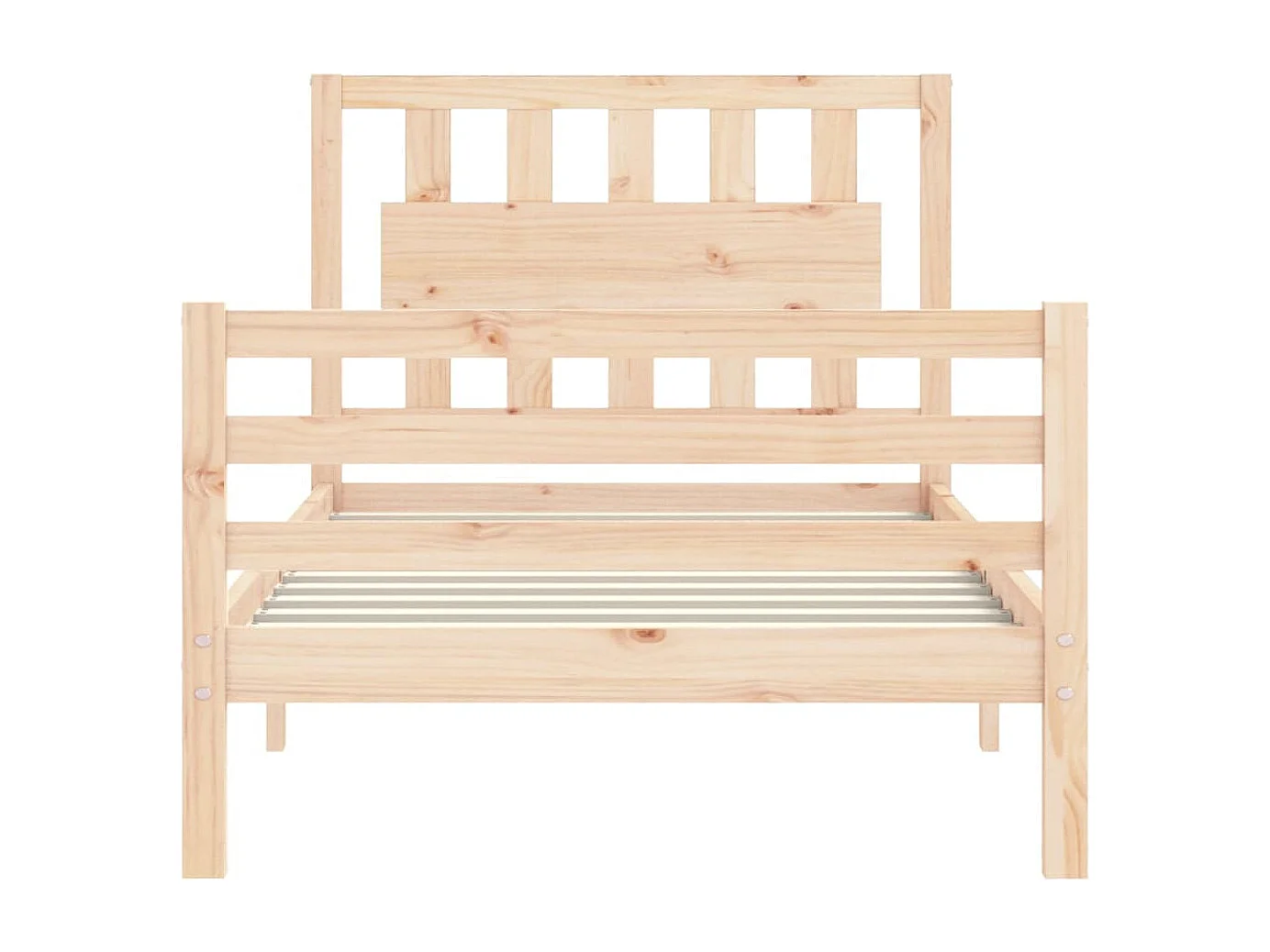 Giroletto con Testiera Small Single in Legno Massello