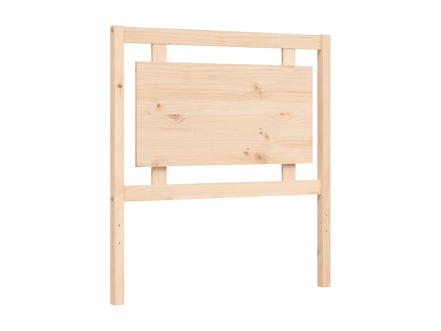 Cadre de lit sans matelas bois massif