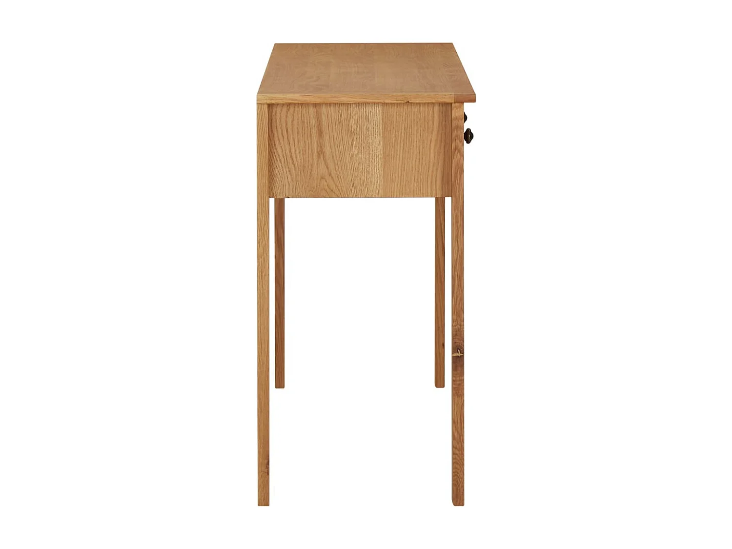 Tavolo da Trucco 110x40x75 cm in Legno Massello di Rovere