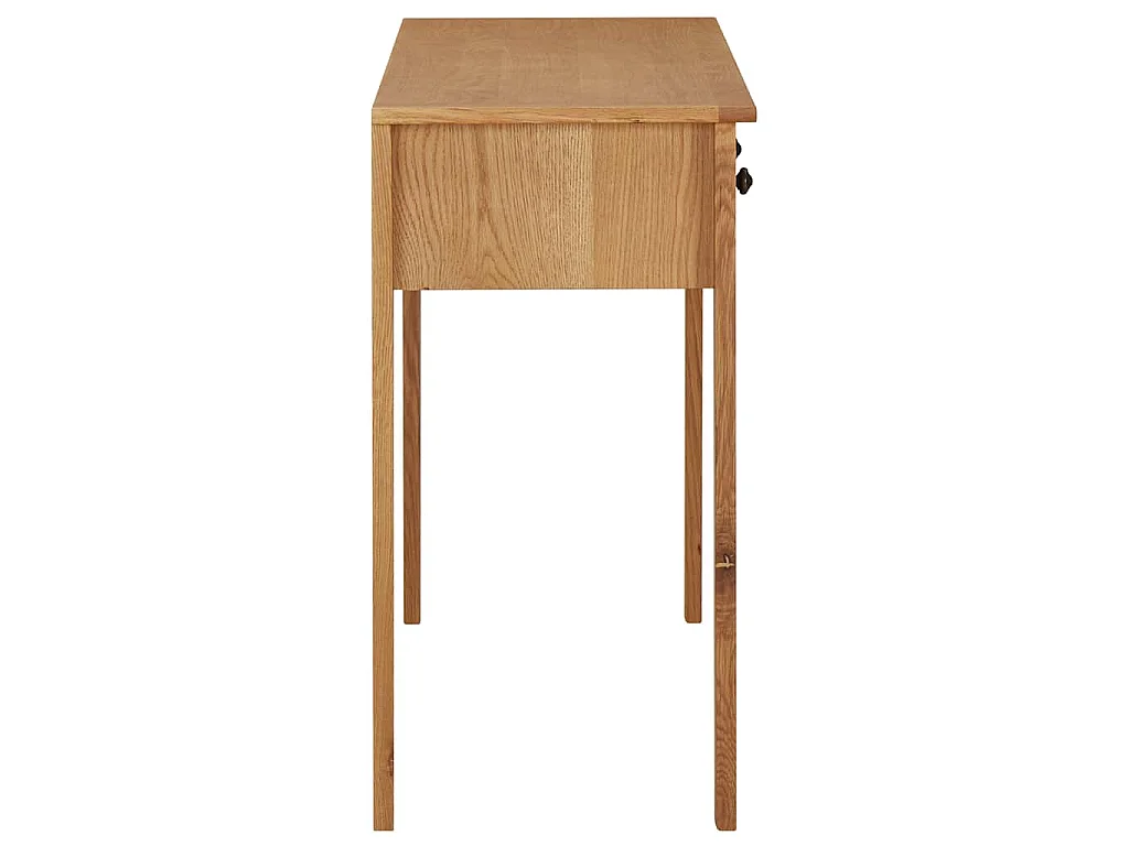 Tavolo da Trucco 110x40x75 cm in Legno Massello di Rovere