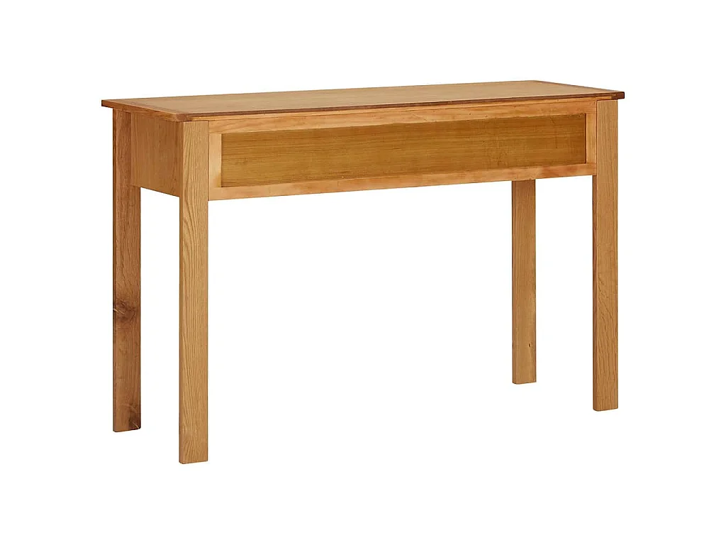 Tavolo da Trucco 110x40x75 cm in Legno Massello di Rovere
