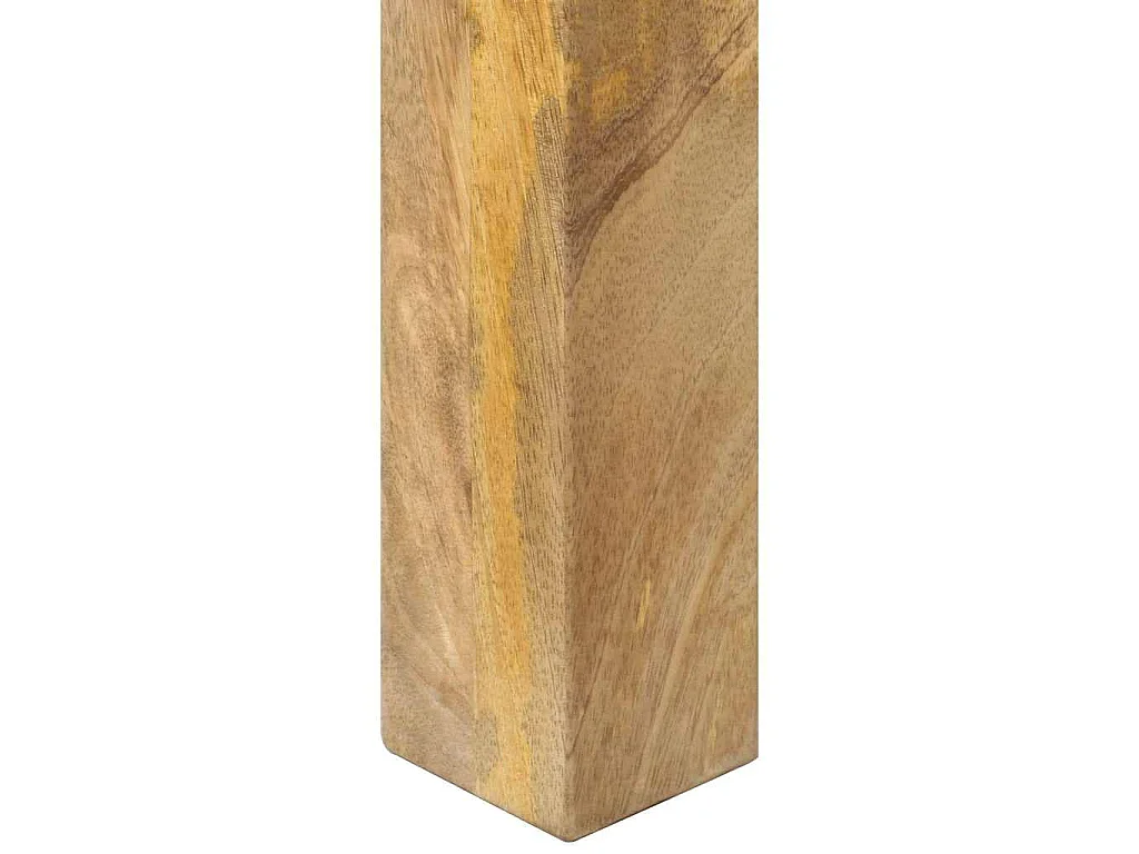 Konsolentisch 110x35x76 cm Raues Mangoholz