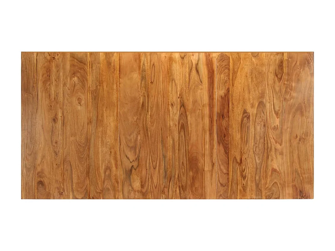 Tavolo da Pranzo 180x90x75 cm in Legno Massello di Acacia