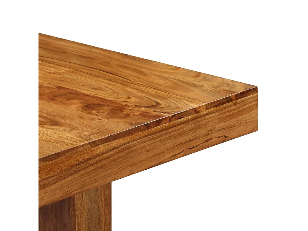 Tavolo da Pranzo 180x90x75 cm in Legno Massello di Acacia