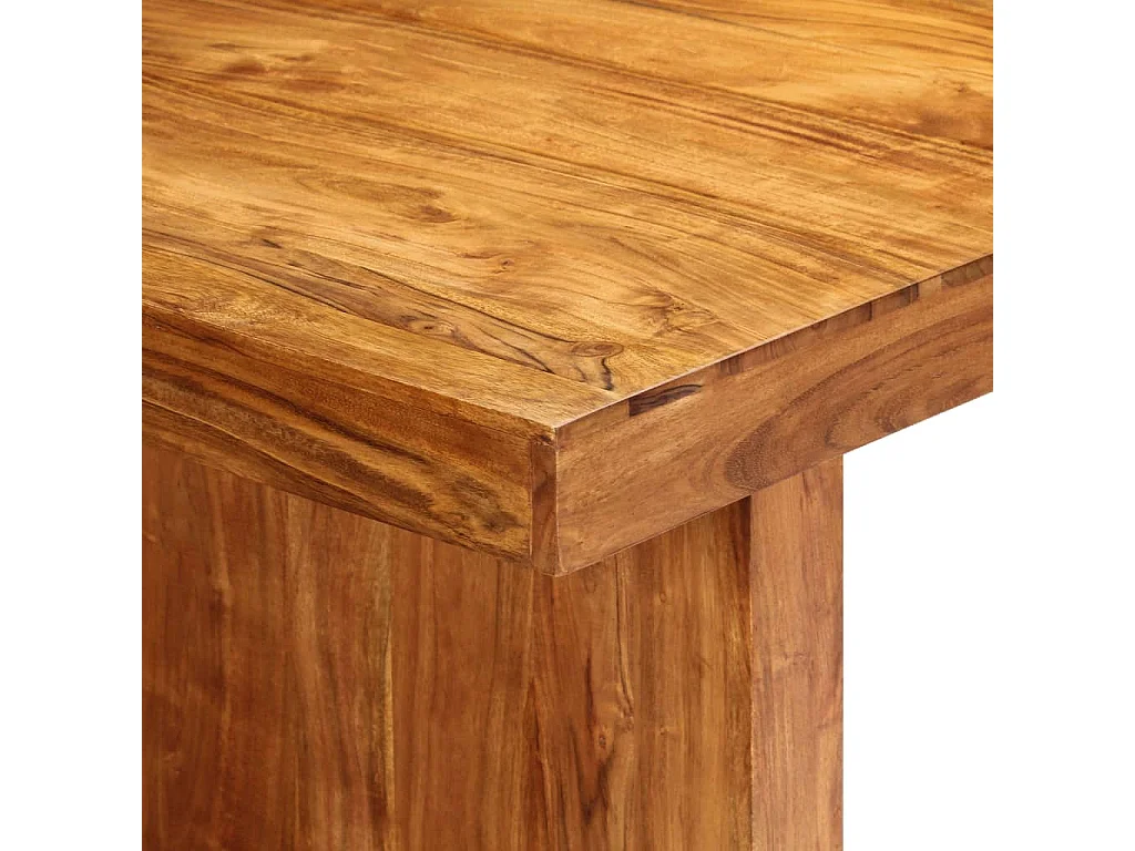 Tavolo da Pranzo 180x90x75 cm in Legno Massello di Acacia