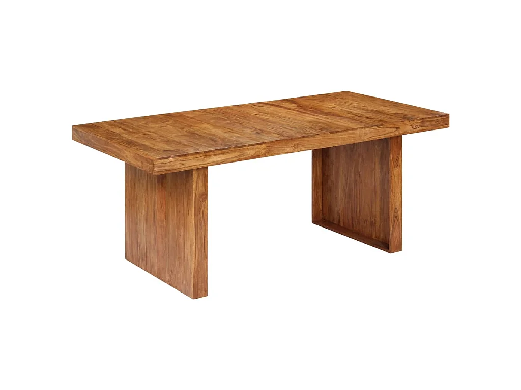 Tavolo da Pranzo 180x90x75 cm in Legno Massello di Acacia