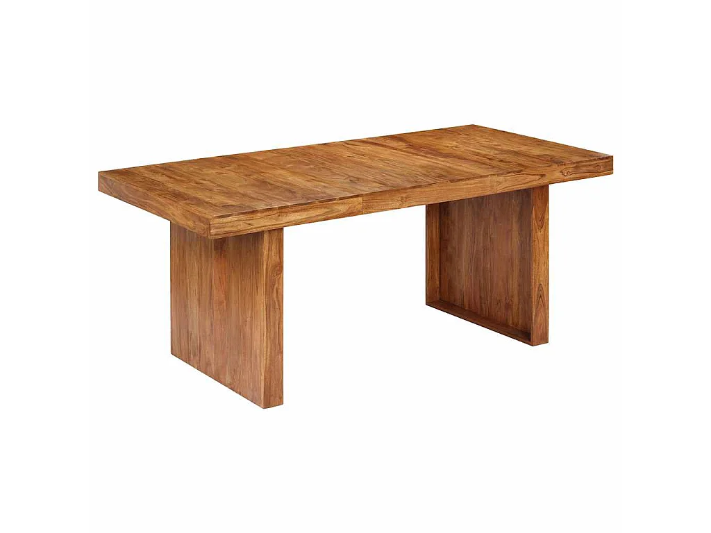 Table de salle à manger 180x90x75 cm Bois solide d'acacia
