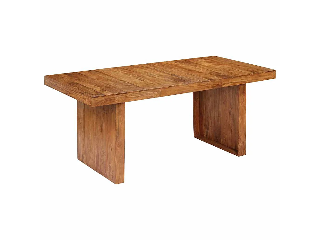 Table de salle à manger 180x90x75 cm Bois solide d'acacia