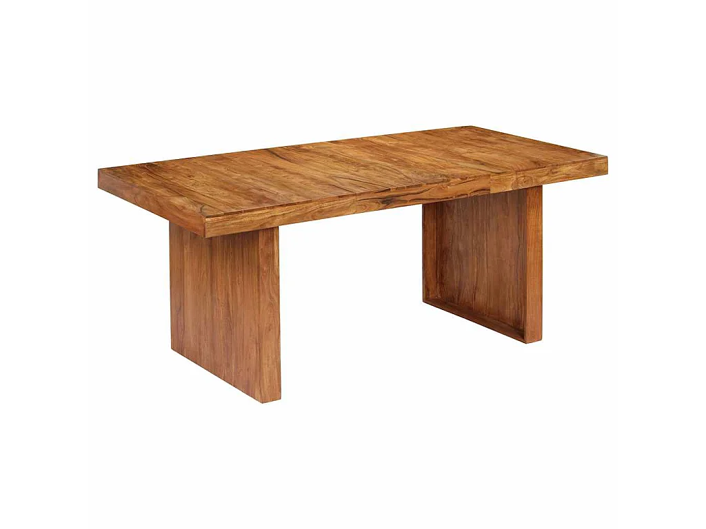 Table de salle à manger 180x90x75 cm Bois solide d'acacia