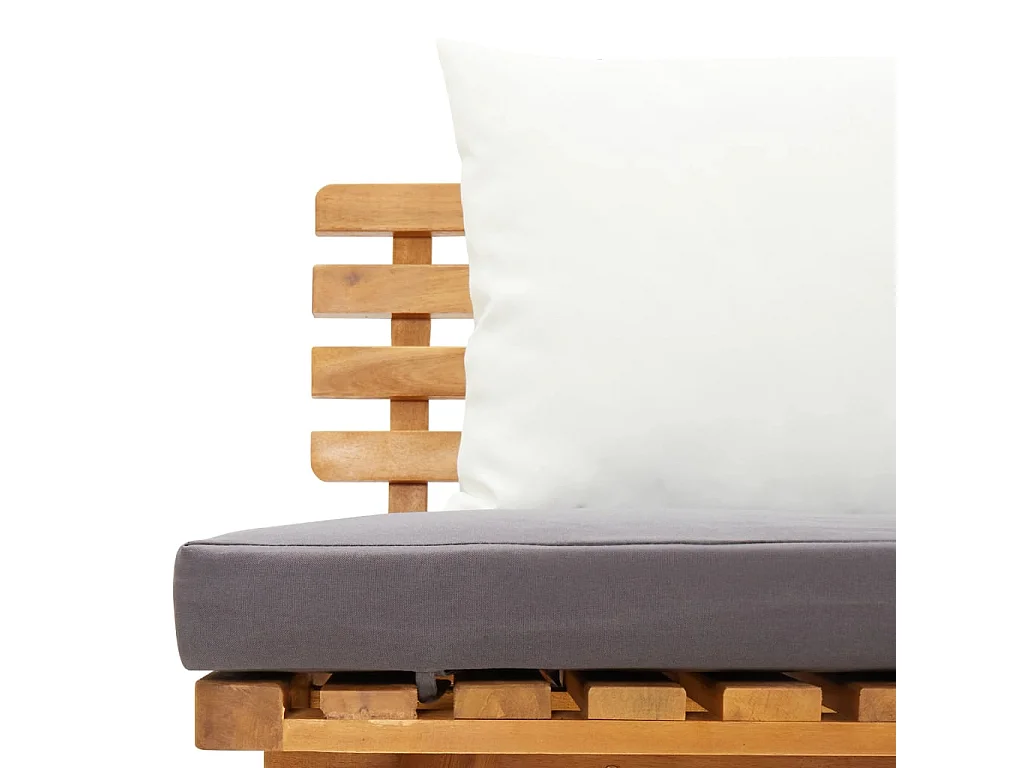 Lit de repos de jardin 200x65 cm Bois d'acacia solide