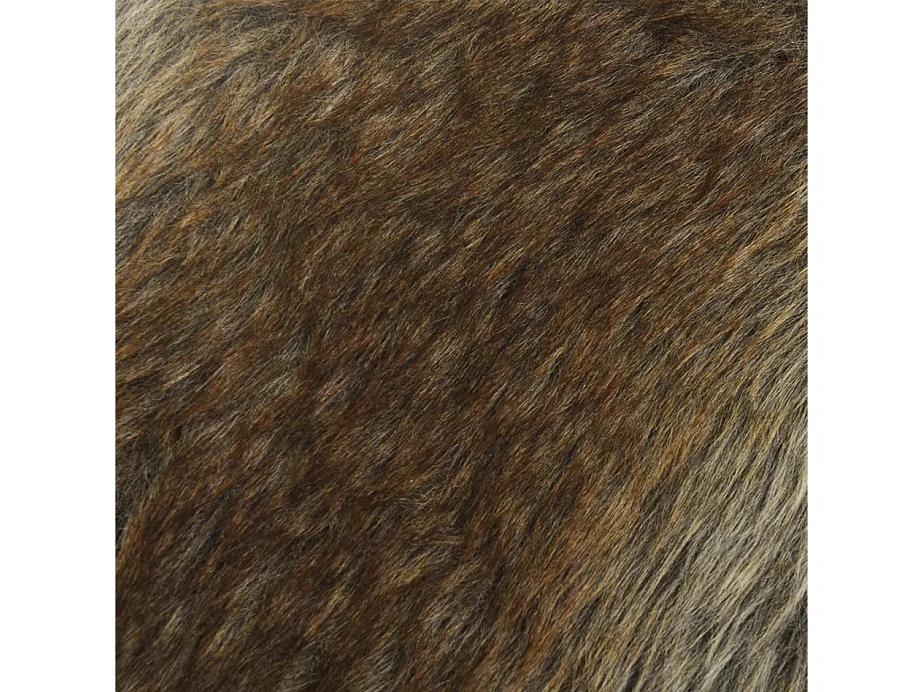 Tabouret de rangement rond Mélange de couleurs Peluche 31 x 37 cm