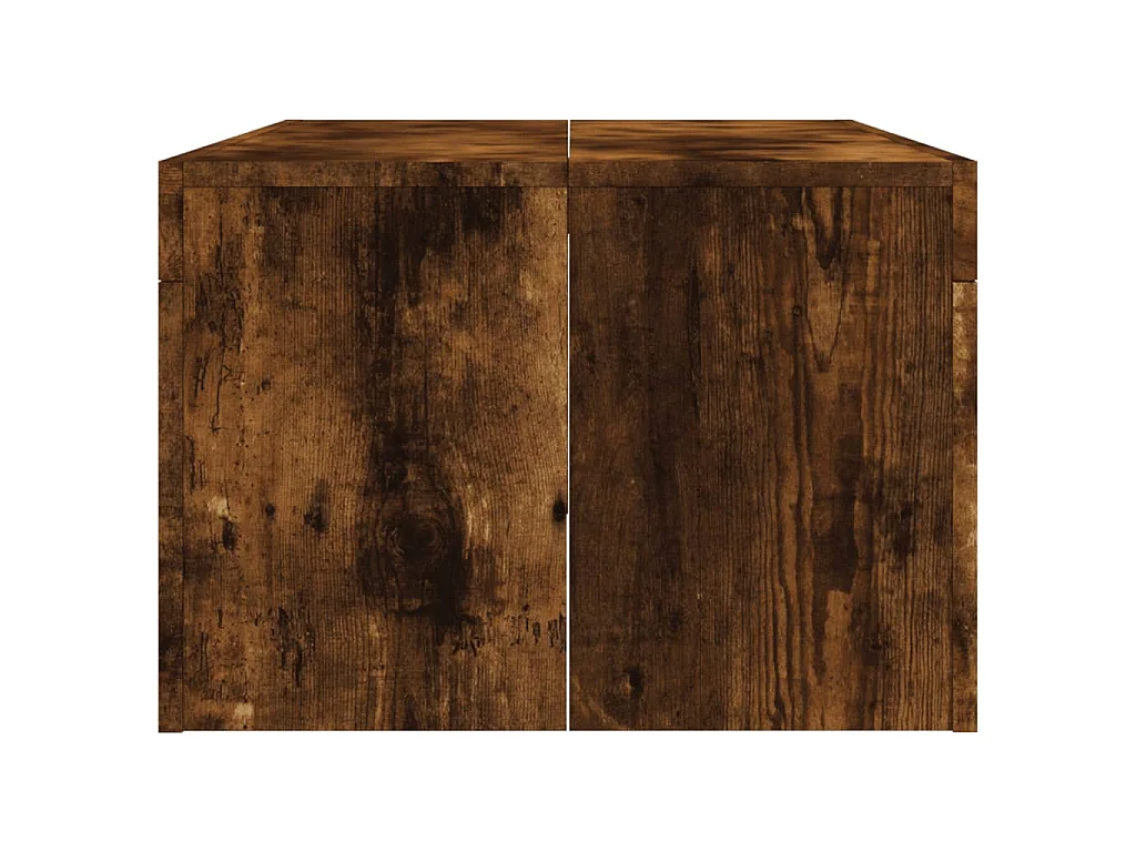 Salontafel 102x50x36 cm bewerkt hout gerookt eikenkleurig