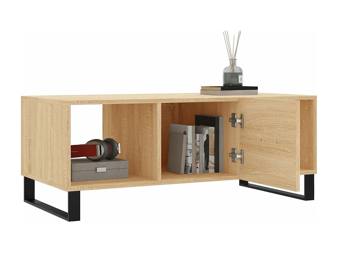 Mesa de centro 102x50x40 derivados de madeira carvalho sonoma