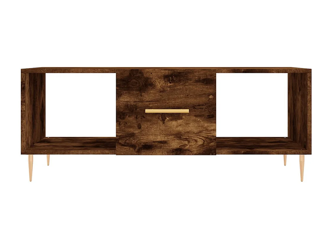Mesa de centro 102x50x40 cm derivados madeira carvalho fumado