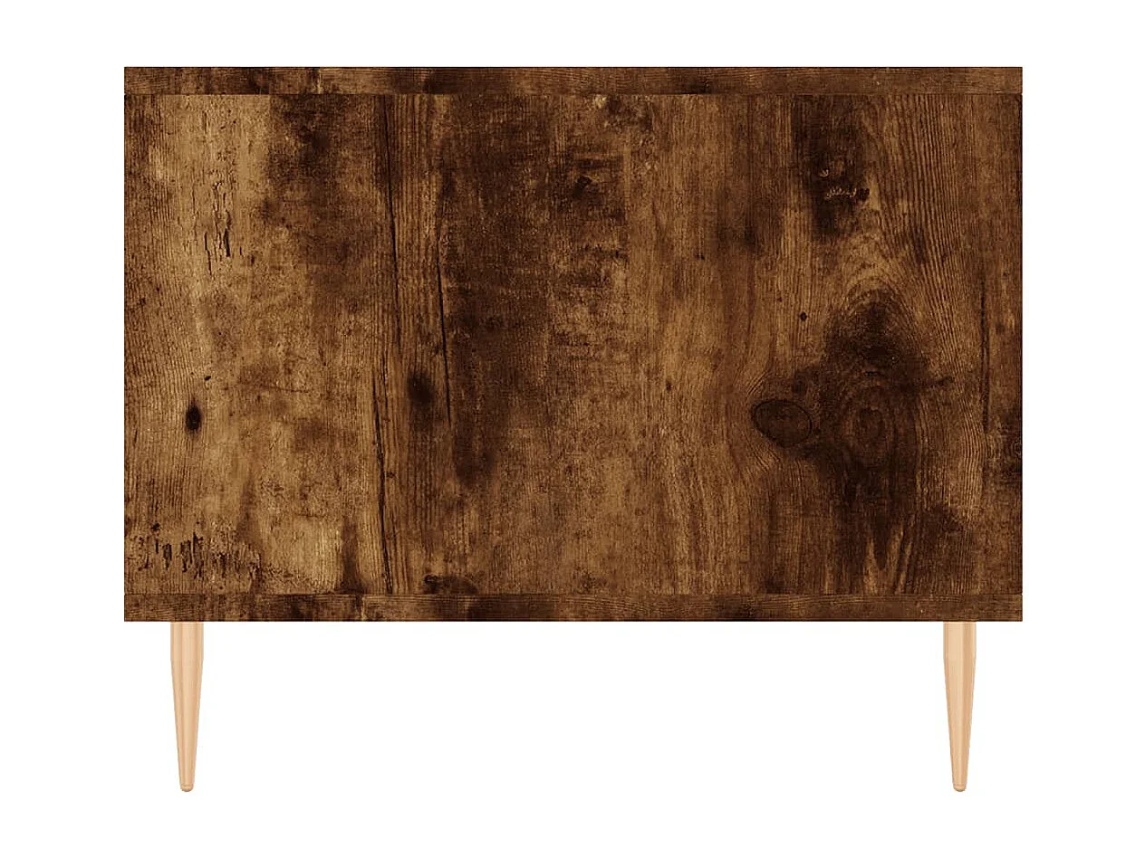 Mesa de centro 102x50x40 cm derivados madeira carvalho fumado