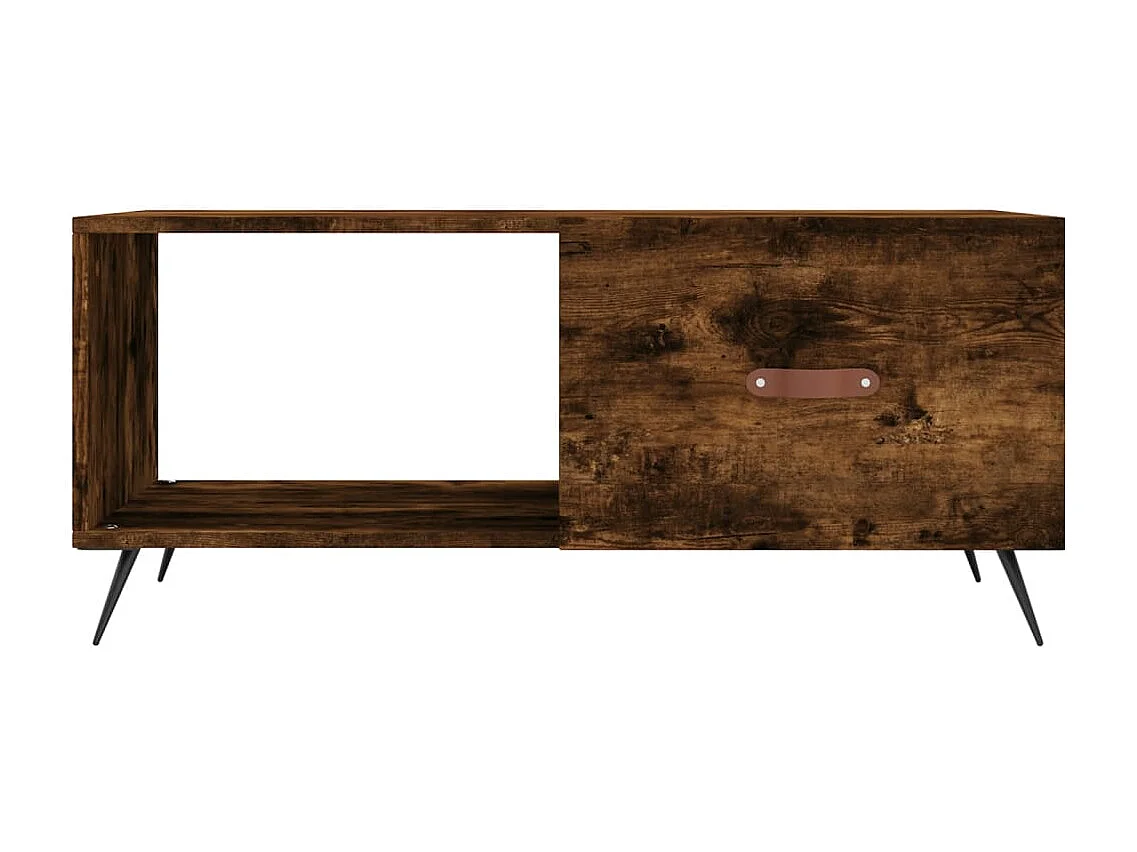 Mesa de centro 90x50x40 cm madeira processada carvalho fumado