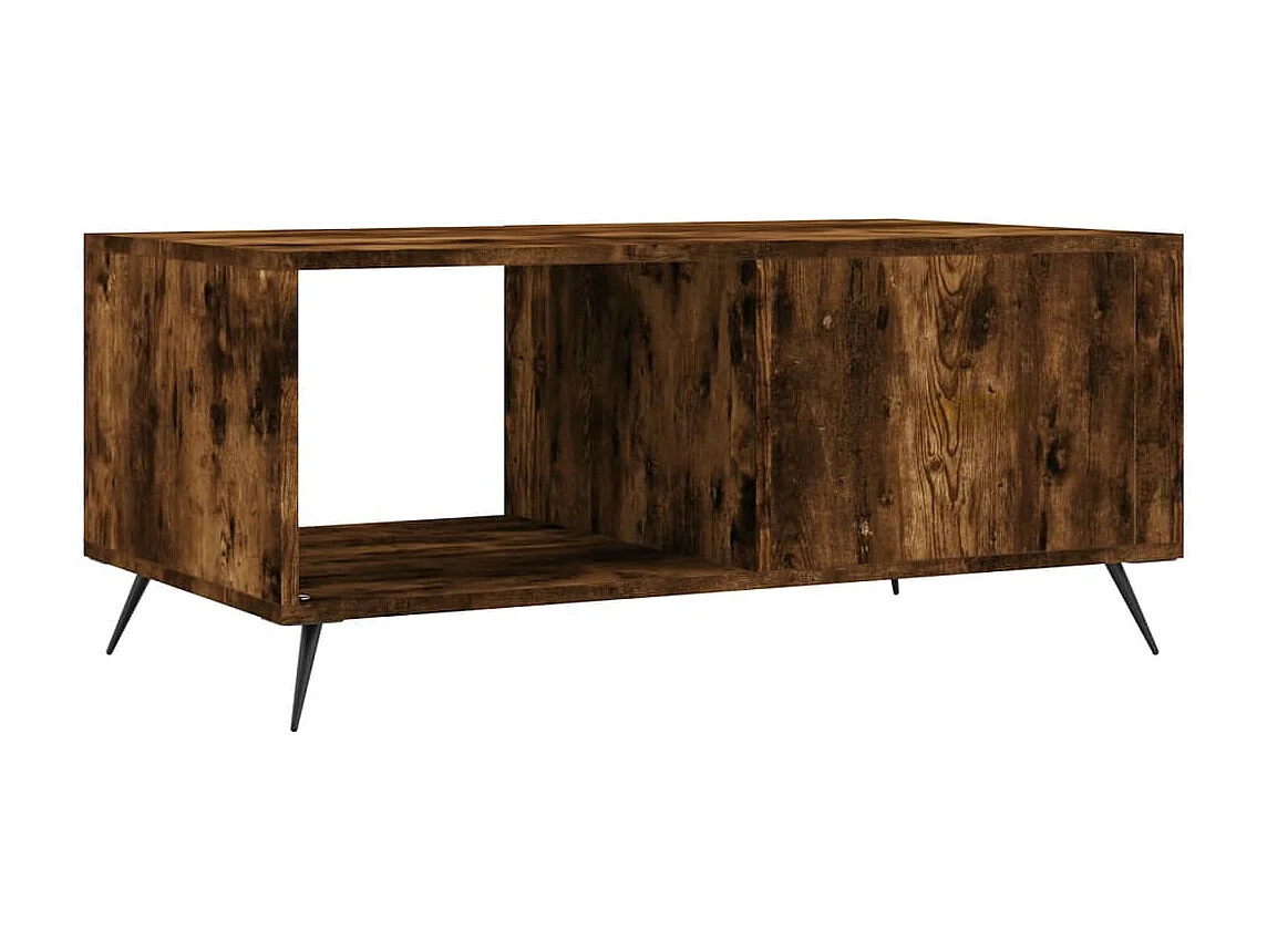 Mesa de centro 90x50x40 cm madeira processada carvalho fumado