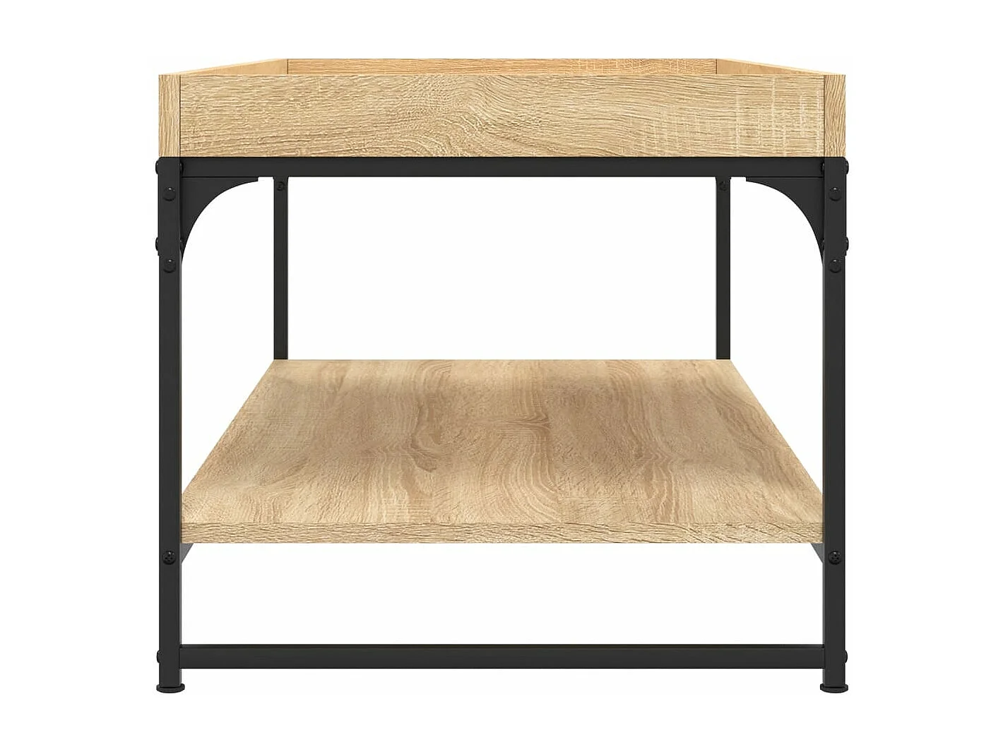 Salontafel 100x49x45 cm bewerkt hout sonoma eikenkleurig