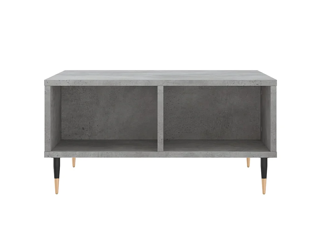 Couchtisch Betongrau 60x60x30 cm Holzwerkstoff