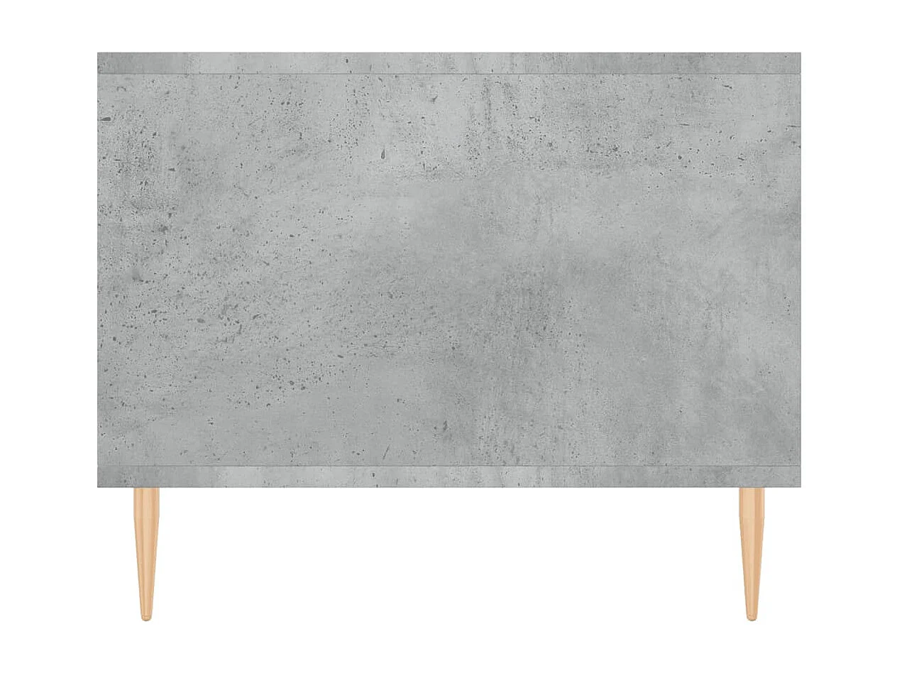 Mesa de centro 102x50x40 cm madeira processada cinza cimento