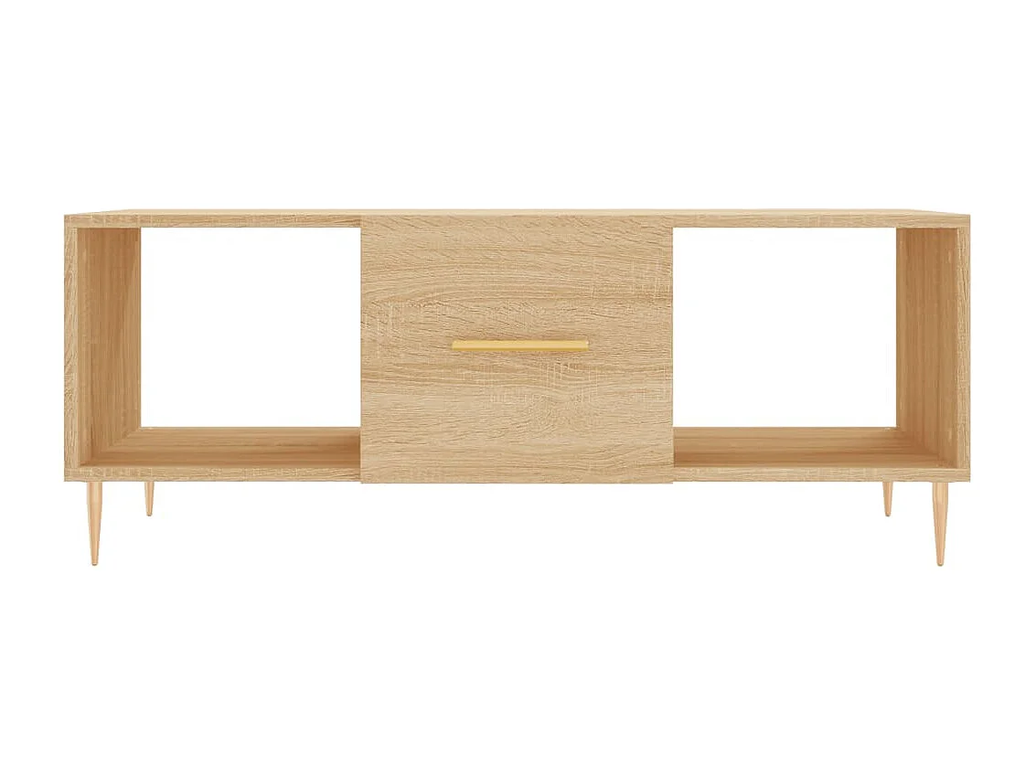 Mesa de centro 102x50x40 derivados de madeira carvalho sonoma