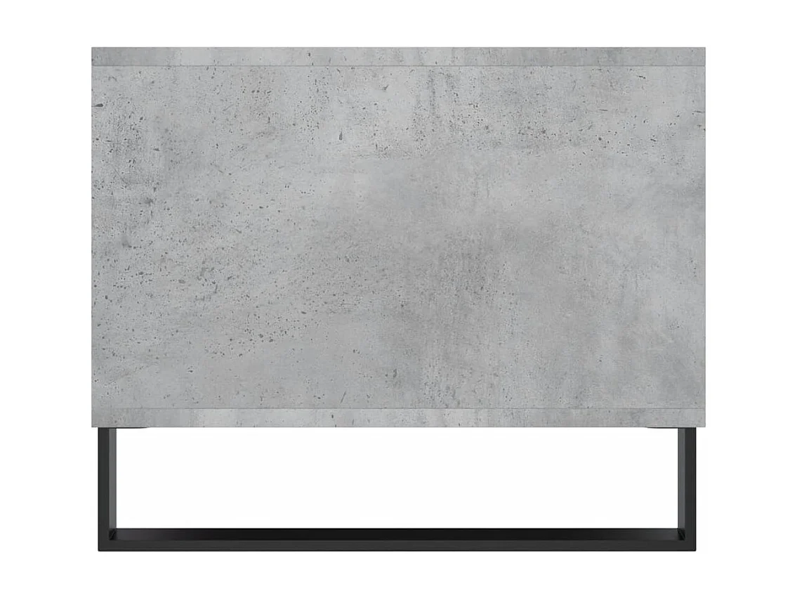 Mesa de centro 102x50x40 cm madeira processada cinza cimento