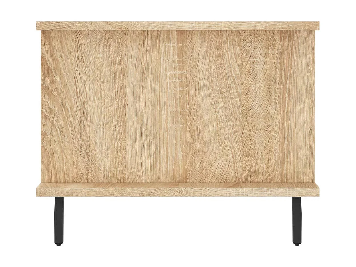 Table basse chêne sonoma 90x50x40 cm bois d'ingénierie
