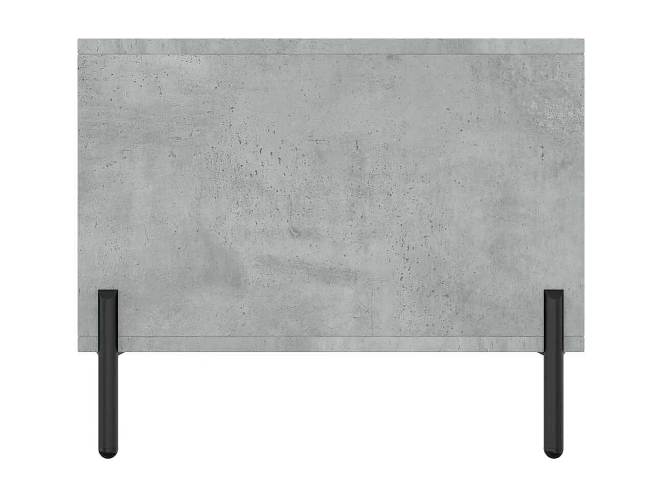 Mesa de centro 90x50x40 madeira processada cinza cimento