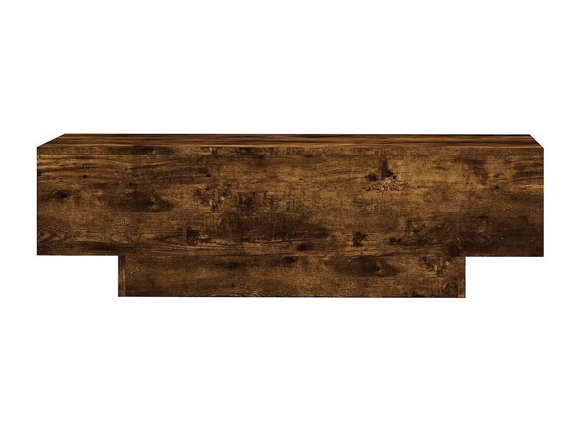 Mesa de centro madera de ingeniería roble ahumado 100x49,5x31cm