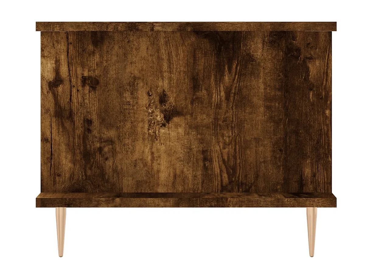 Mesa de centro 90x50x40 cm madeira processada carvalho fumado