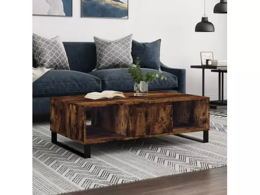 Kauf Unique Couchtisch Räuchereiche 104x60x35 cm Holzwerkstoff