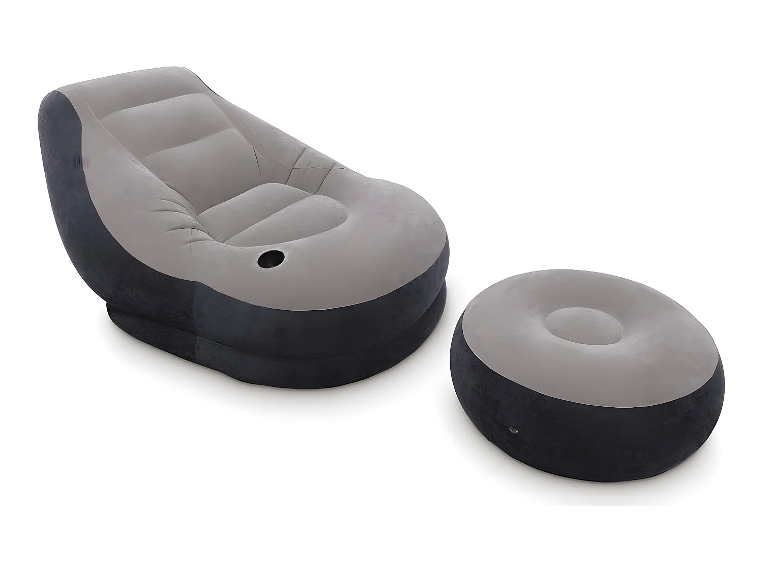 Fauteuil gonflable avec pouf Ultra Lounge Relax 68564NP