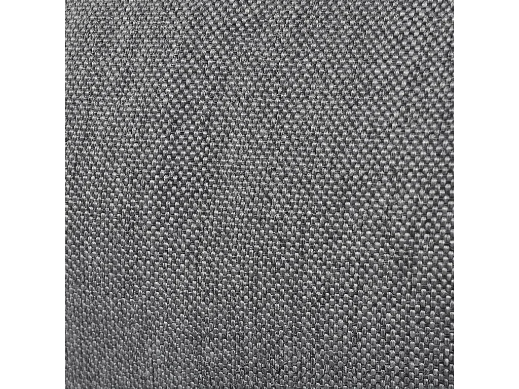 Chaise longue pliable de sol Gris Tissu