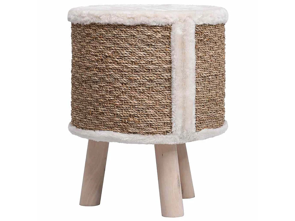 Maison pour chat avec pieds en bois 41 cm Herbiers marins
