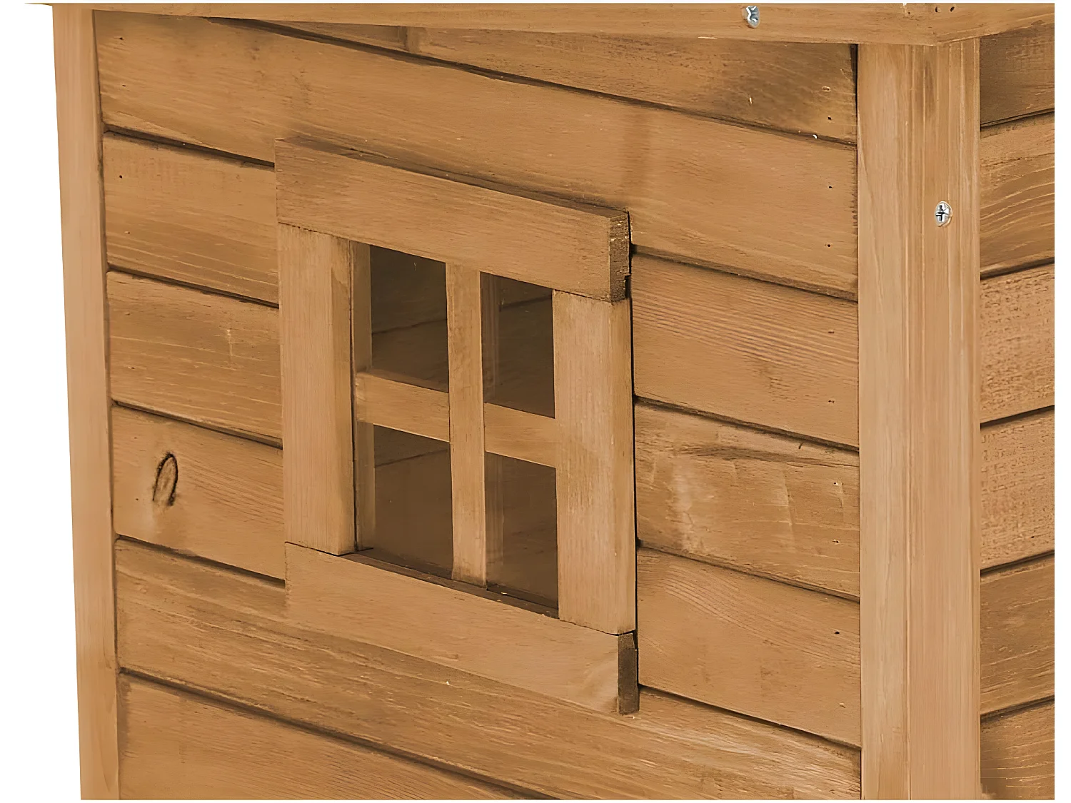 Maison pour chats Rustica 57x45x43 cm Marron et vert