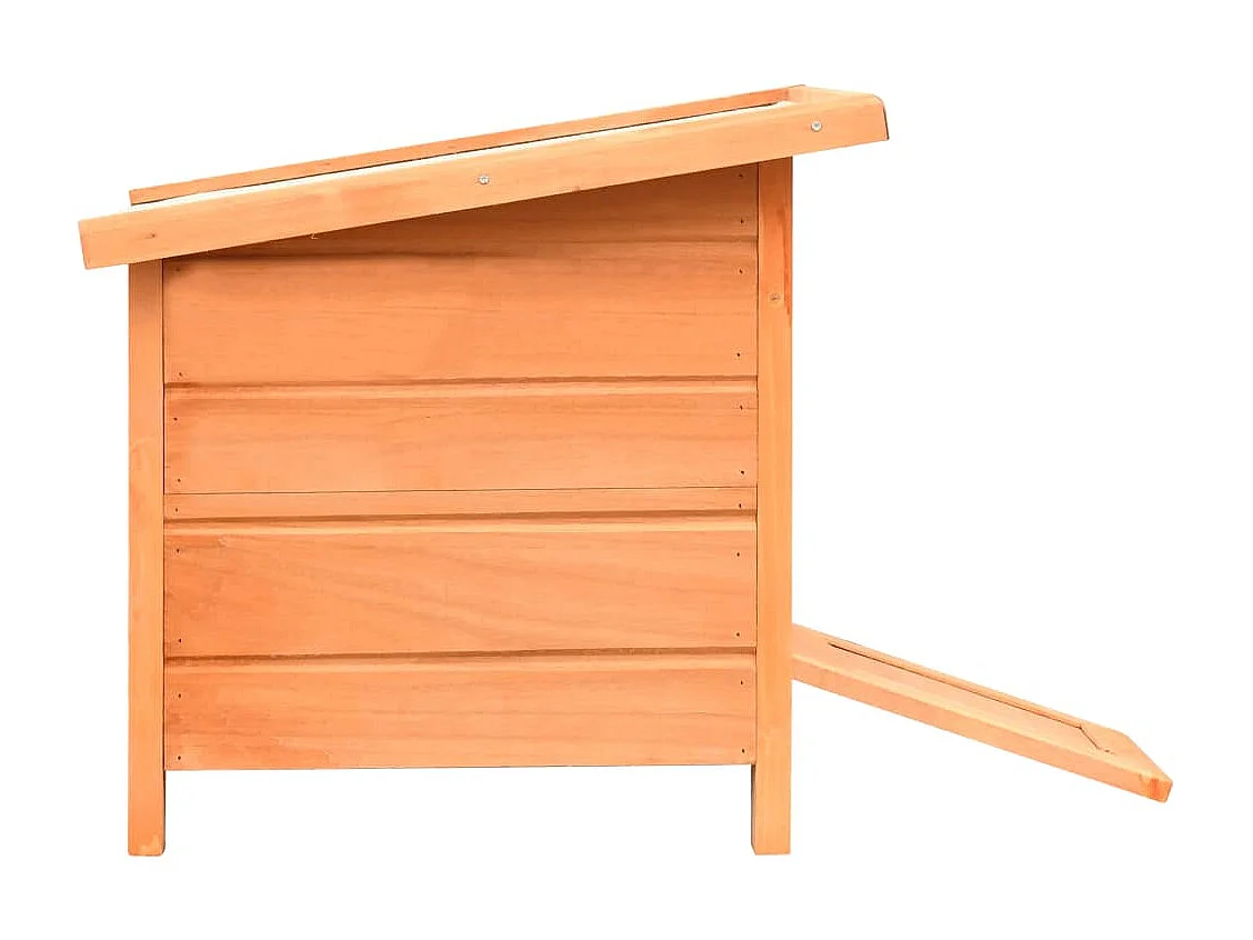 Casa para gatos pinho e abeto maciços 50x46x43,5 cm