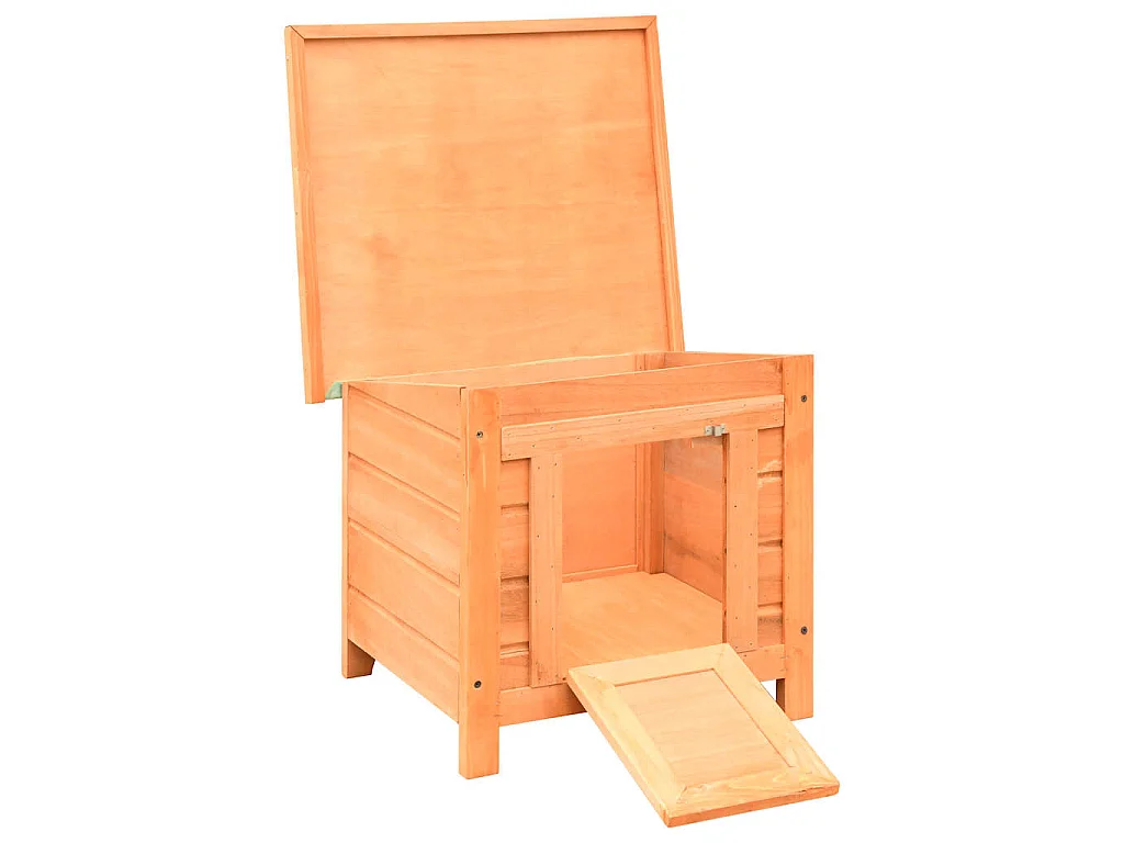 Katzenhaus 50x46x43,5 cm Kiefernholz & Tannenholz