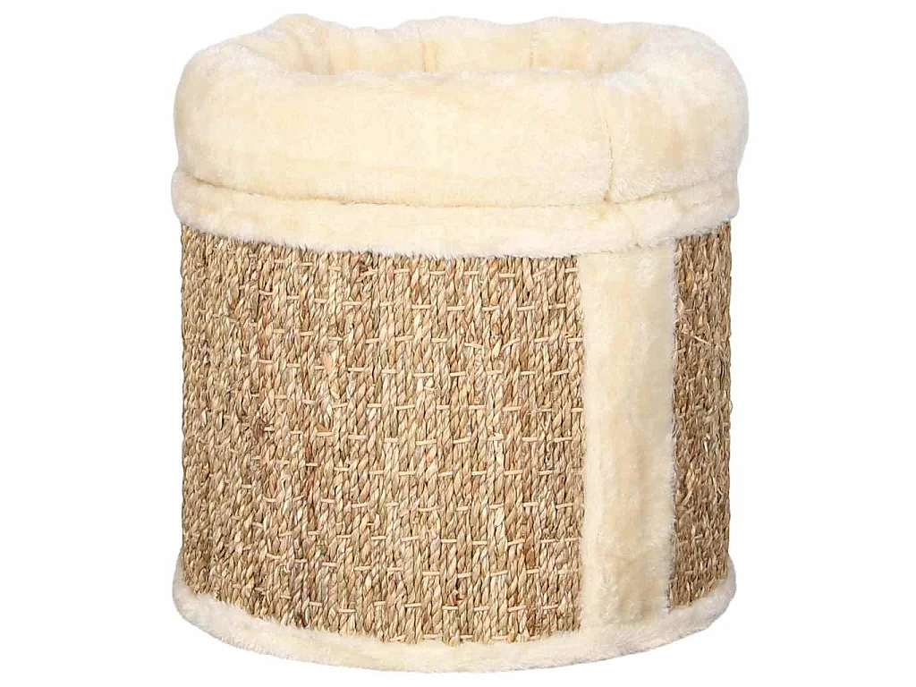 Maison pour chat avec coussin de luxe 33 cm Herbiers marins