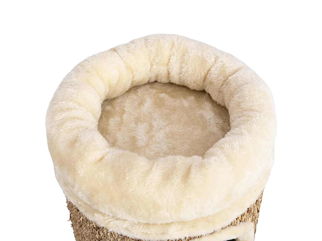 Maison pour chat avec coussin de luxe 33 cm Herbiers marins